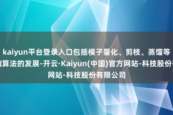 kaiyun平台登录入口包括模子量化、剪枝、蒸馏等模子压缩算法的发展-开云·Kaiyun(中国)官方网站-科技股份有限公司